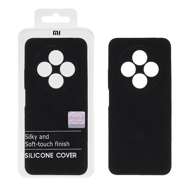 قاب سیلیکونی پاک کنی اورجینال Master Quality مدل Xiaomi Redmi 14C / Redmi A4 / Poco C75 - مشکی (پک دار)